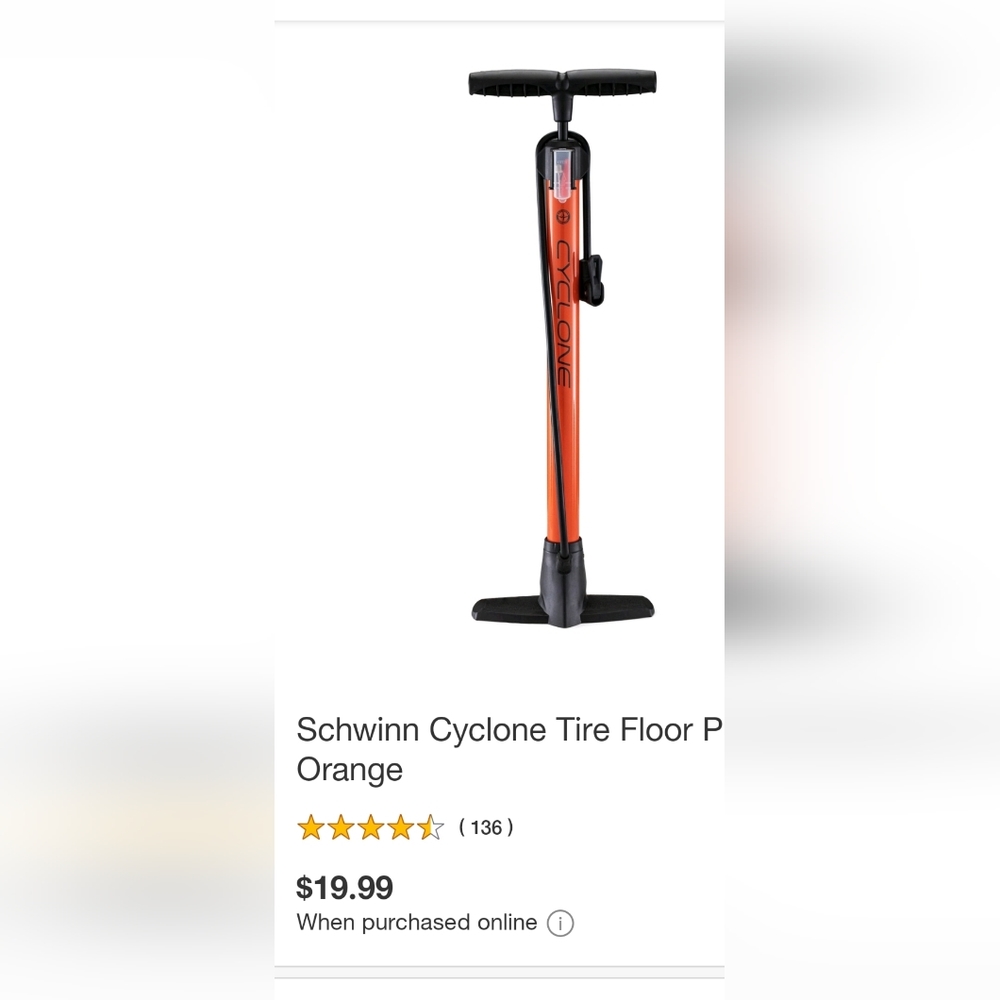 Schwin quality tire pump